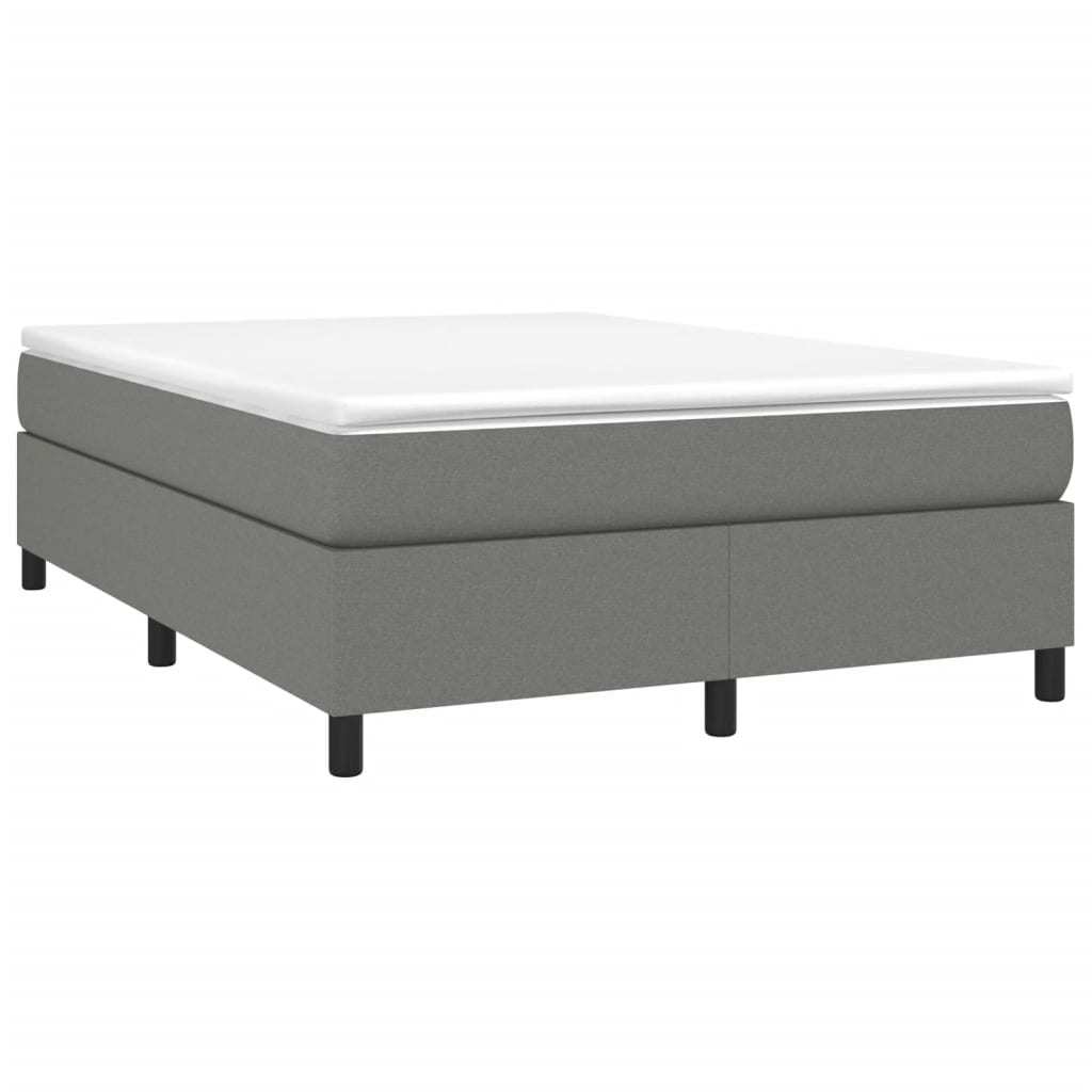 Box Spring Bed Frame Dark Gray 59.8