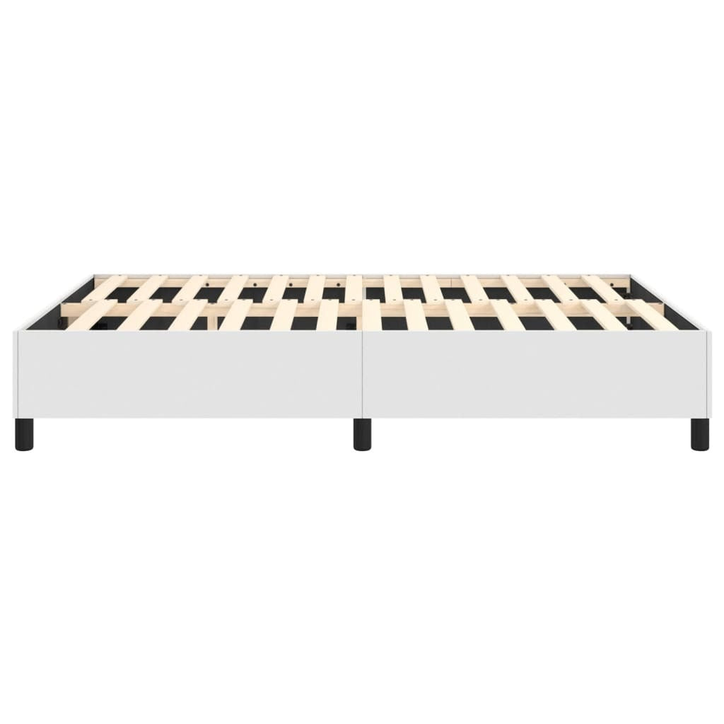 Box Spring Bed Frame White 59.8