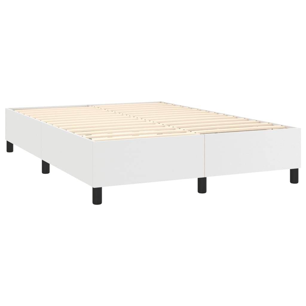 Box Spring Bed Frame White 59.8