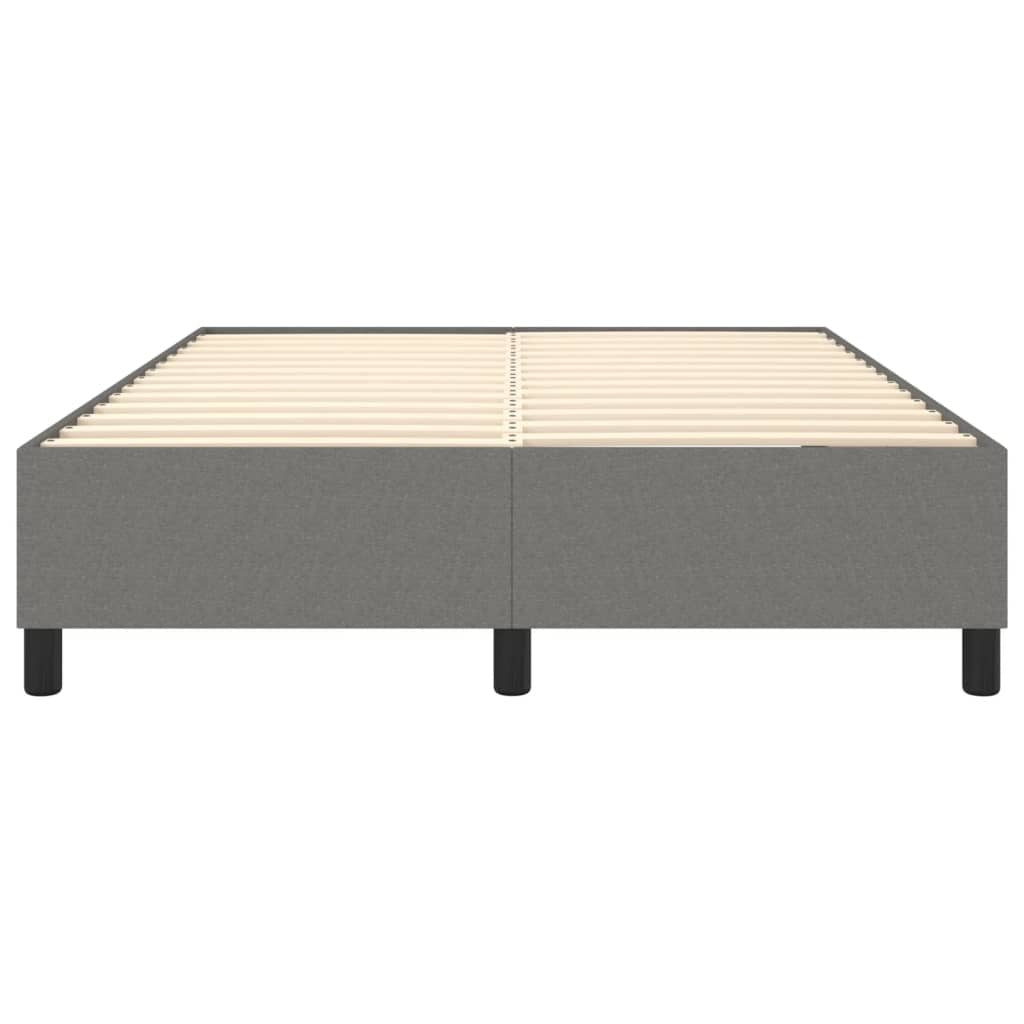 Box Spring Bed Frame Dark Gray 59.8