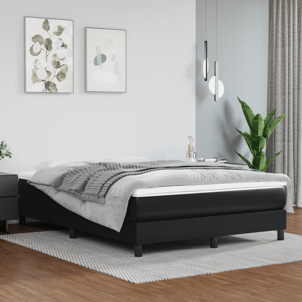 Box Spring Bed Frame Black 59.8