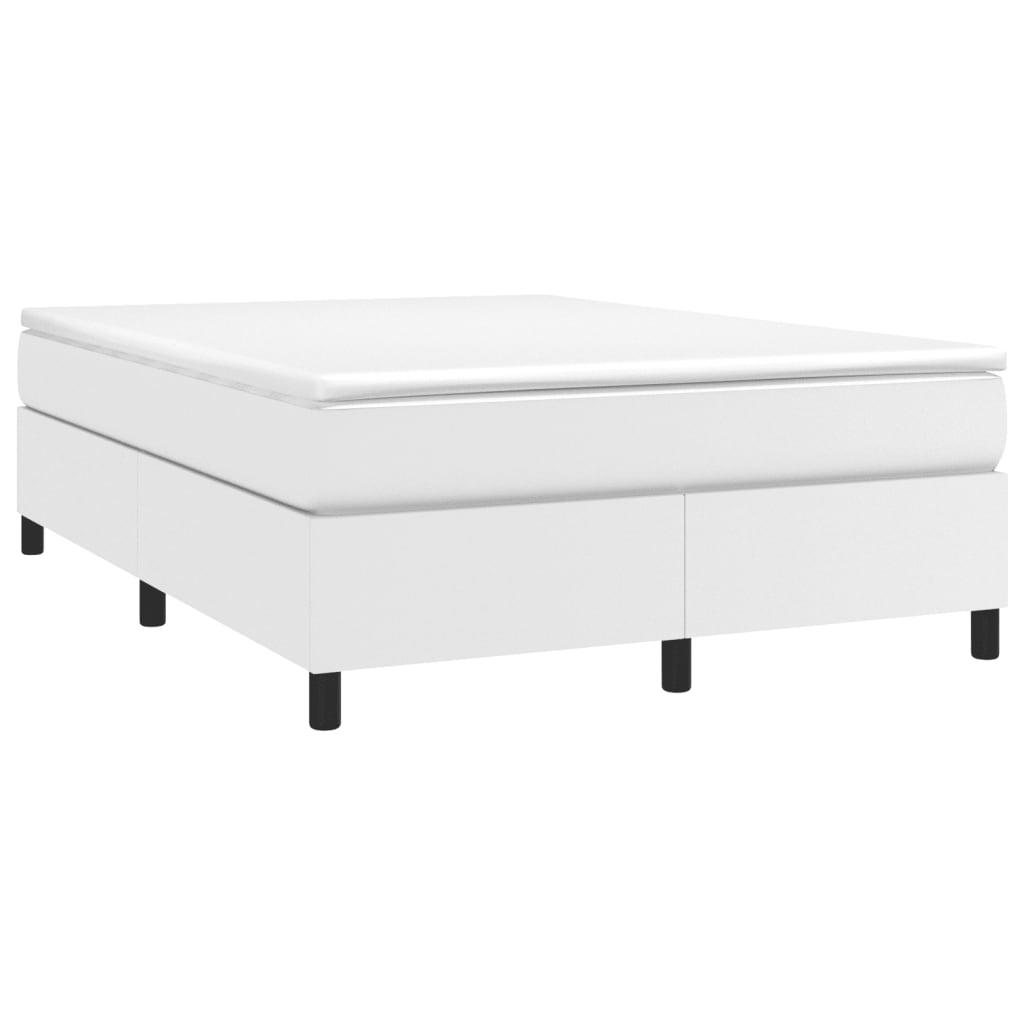 Box Spring Bed Frame White 59.8