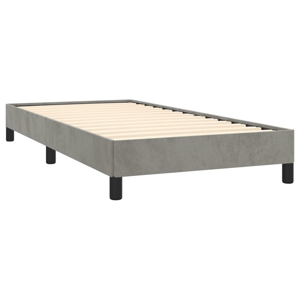 Bed Frame Light Gray 39.4