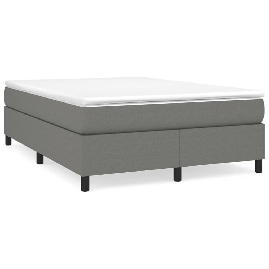 Box Spring Bed Frame Dark Gray 59.8