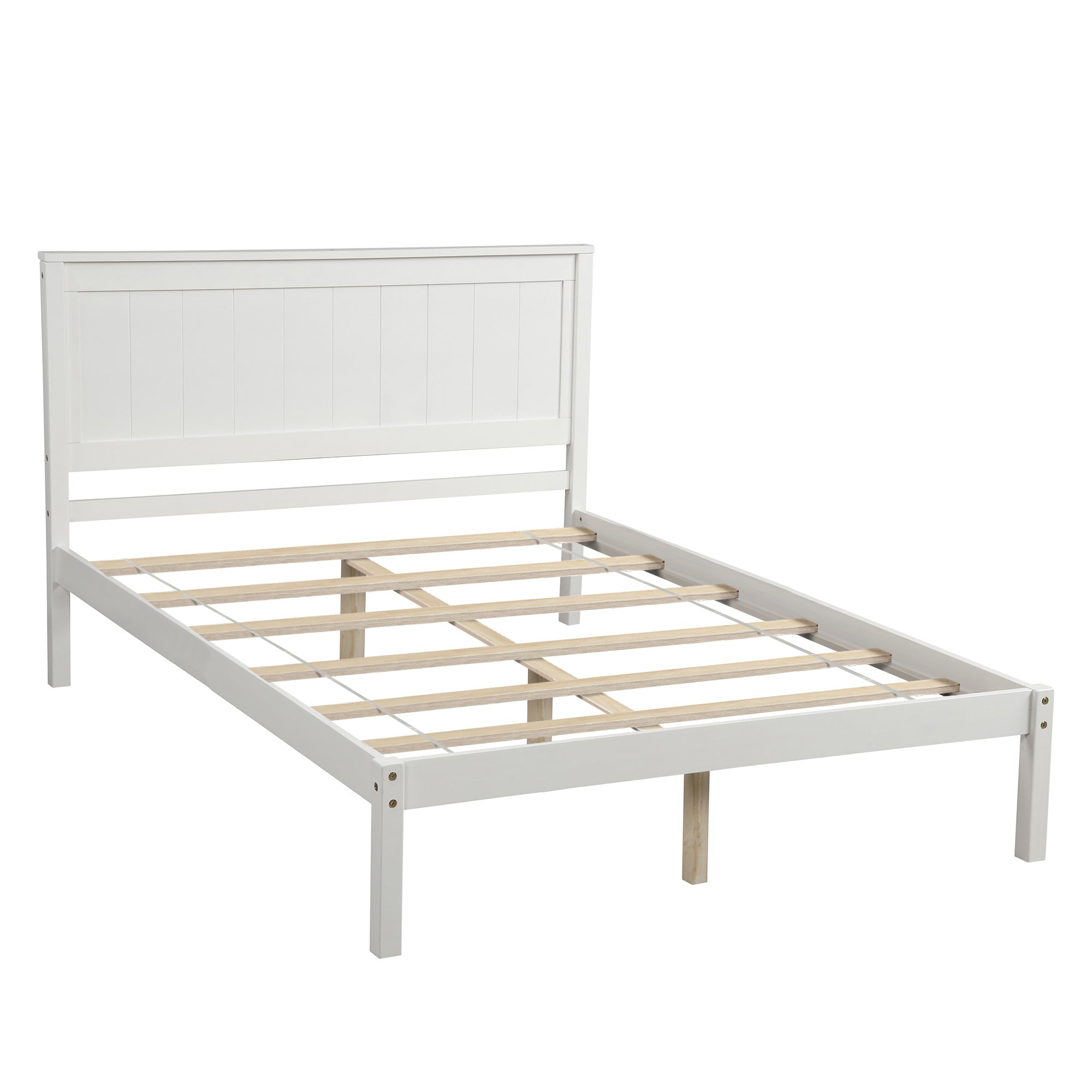 Platform Bed Frame with Headboard , Wood Slat Support , No Box Spring Needed ,Full,Espresso