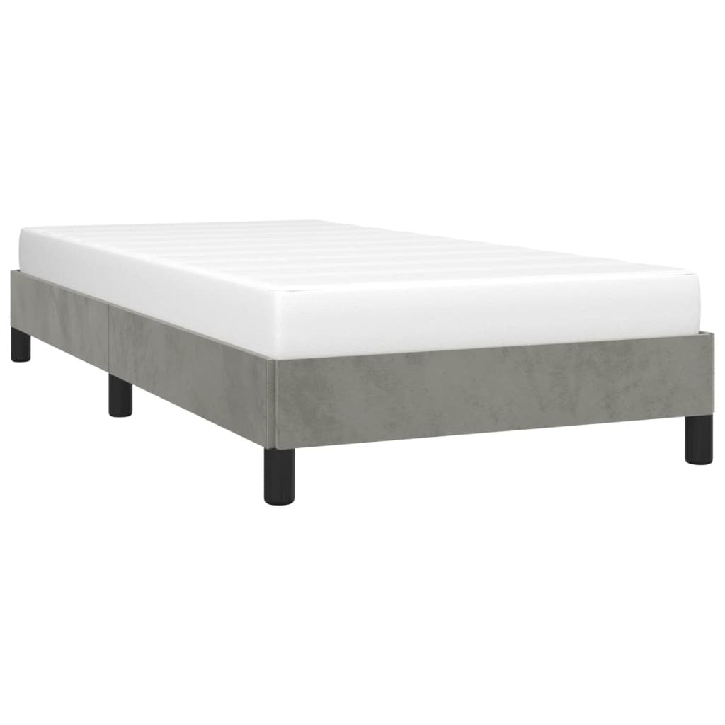 Bed Frame Light Gray 39.4