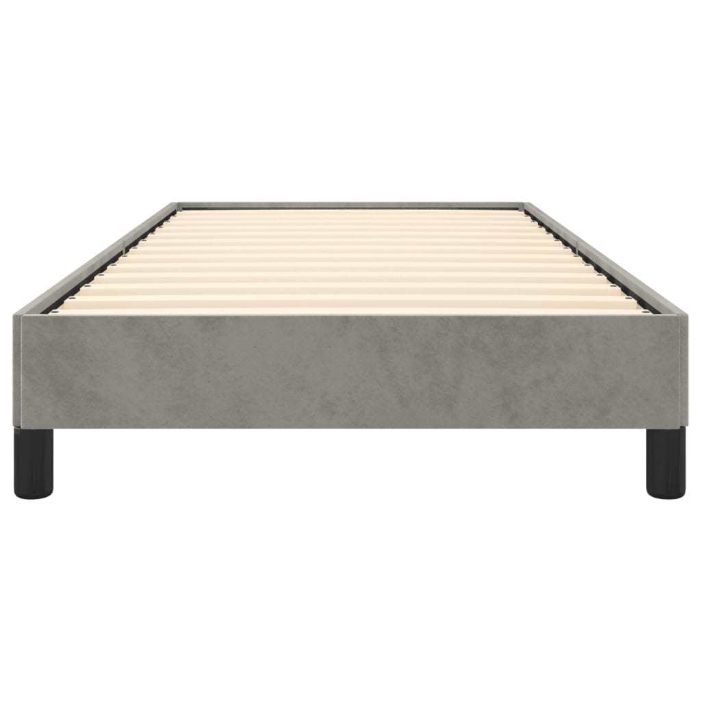 Bed Frame Light Gray 39.4