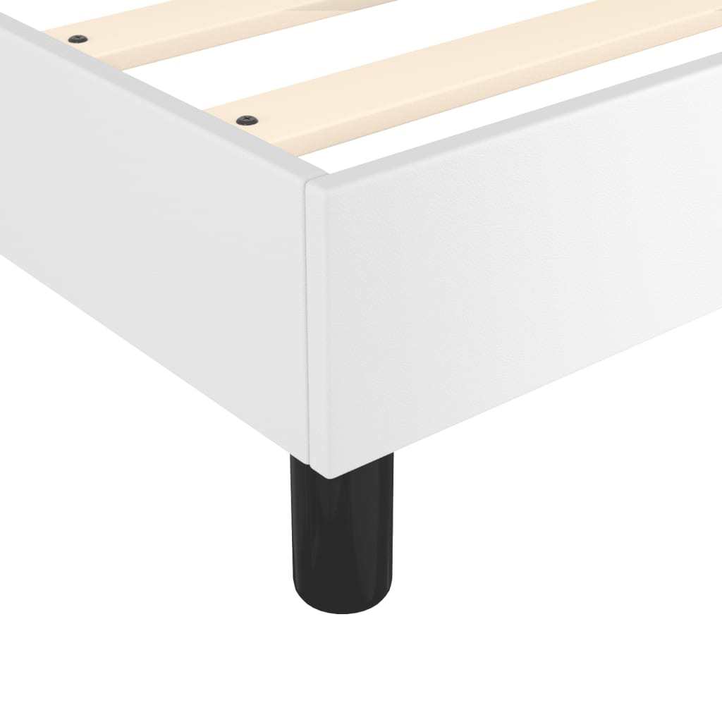 Box Spring Bed Frame White 59.8