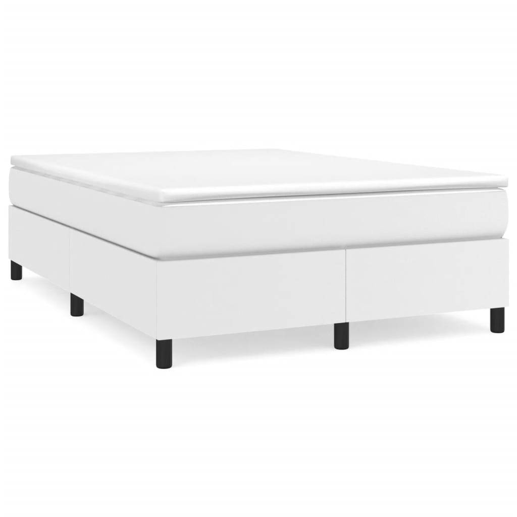 Box Spring Bed Frame White 59.8