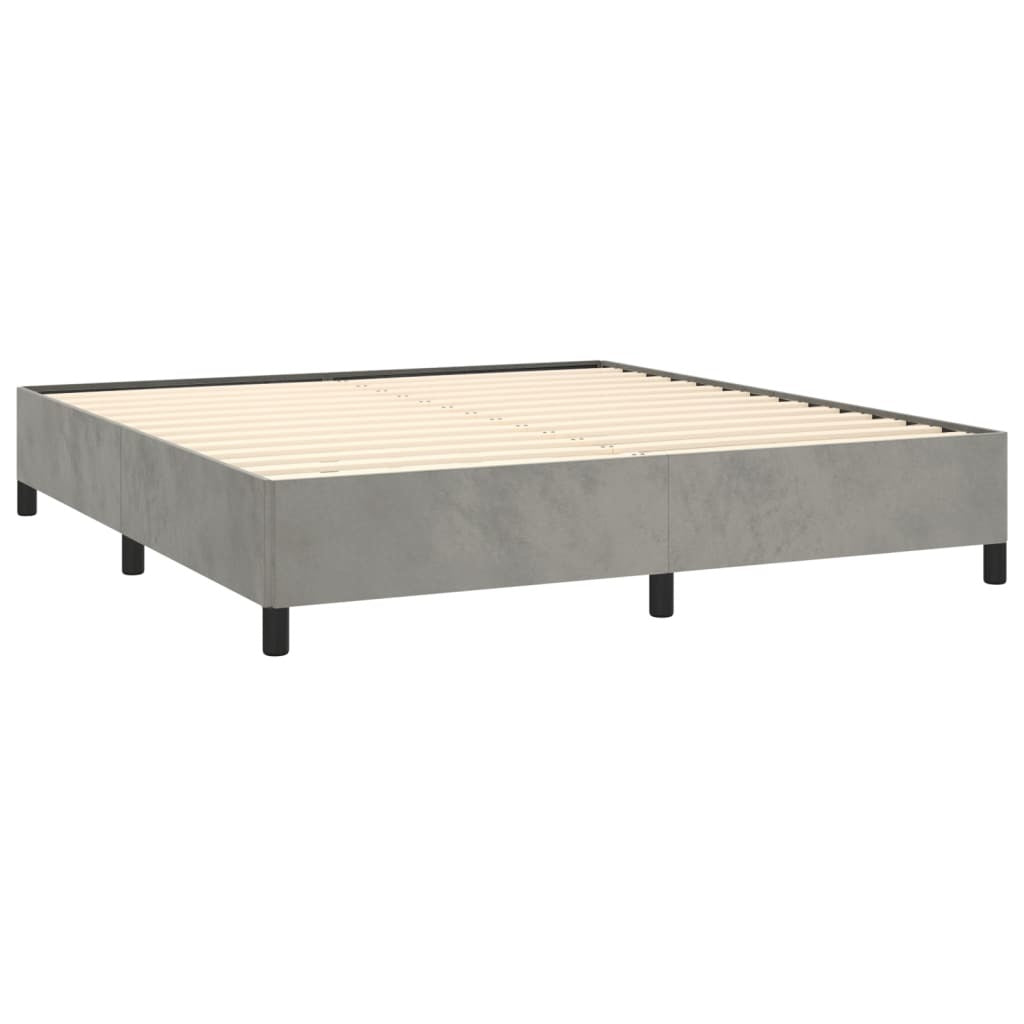 Bed Frame Light Gray 59.8