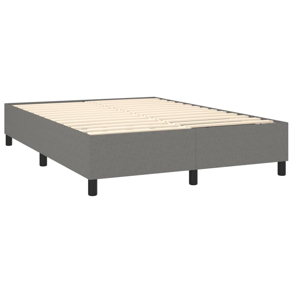 Box Spring Bed Frame Dark Gray 59.8